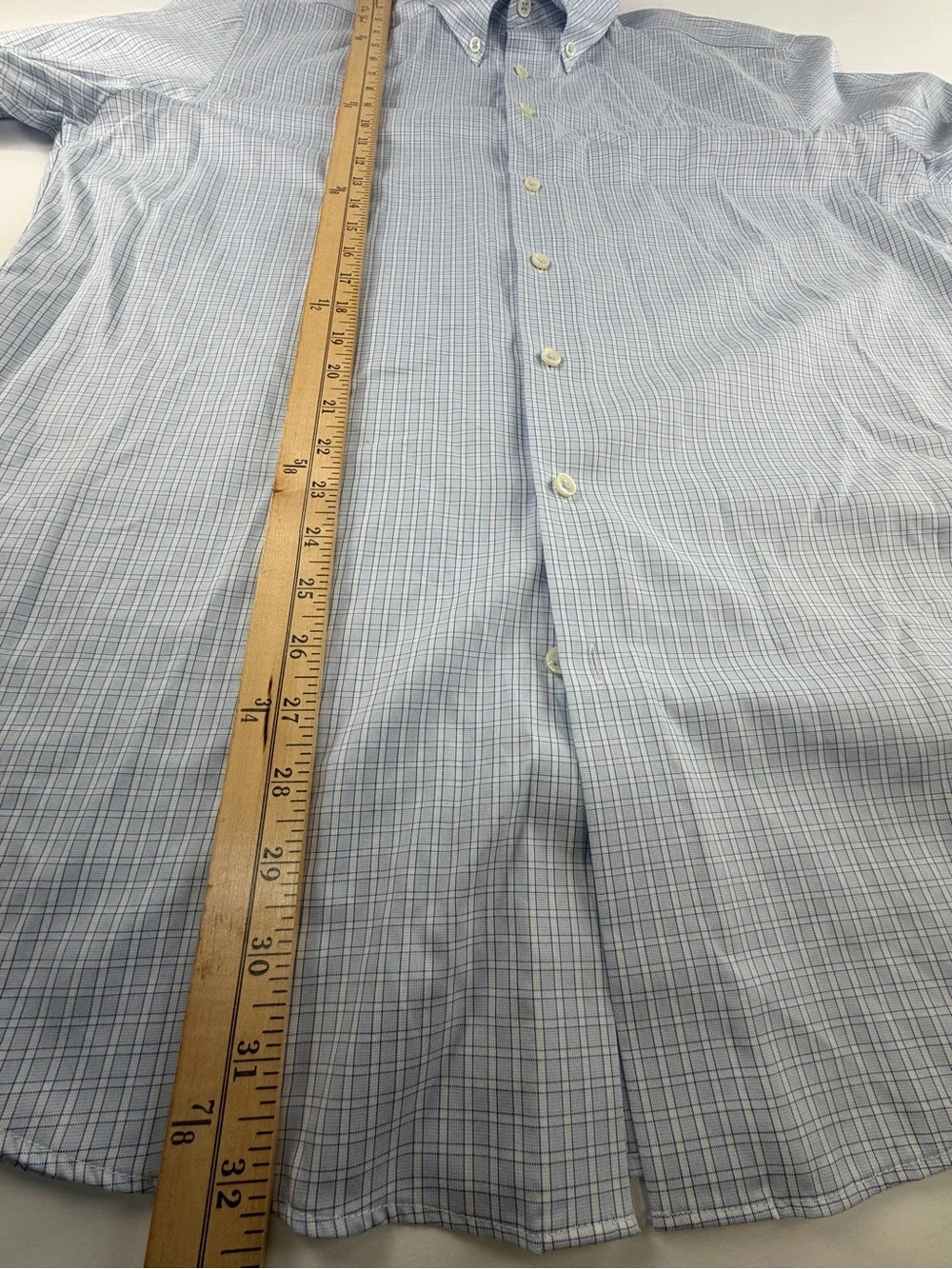 Charles Tyrwhitt Light Blue Button-Down Dress Shirt - Lux EUC Non-Iron 17.5
